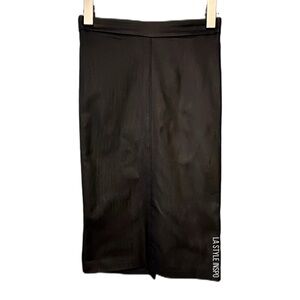 Comme USA Pencil Midi Skirt Vegan Leather Size M